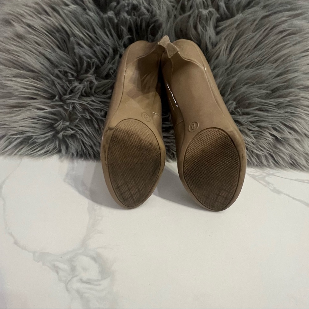 MERONA nude round toe 3in heels size 8 - Picture 6 of 8